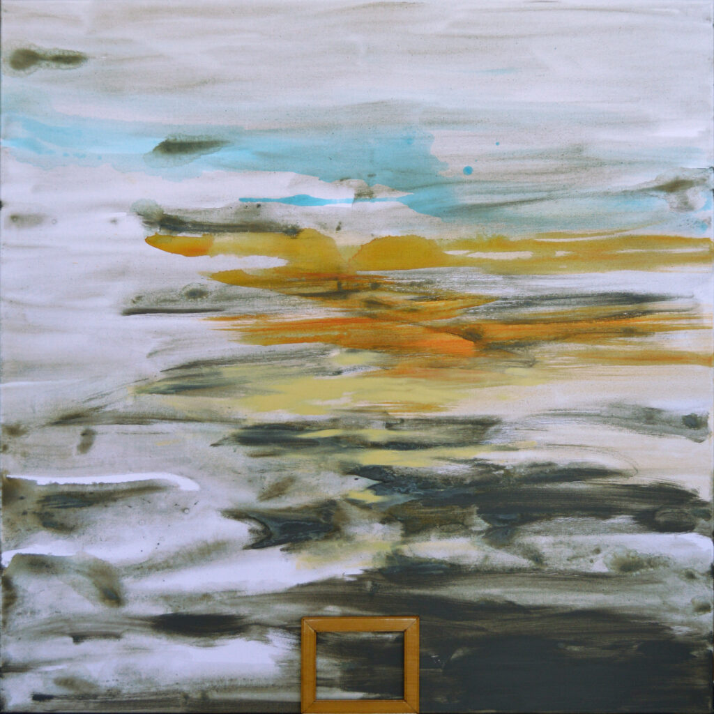 Hope, 2020, Acrylic, Application, 100x100 cm